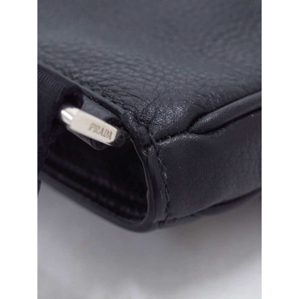 Prada Vitello City Messenger Bag black leather - Picture 7 of 9